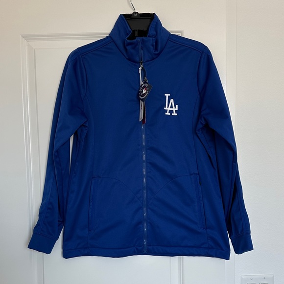 LA Dodgers Women's Black and Blue Jacket - Picture 1 of 4